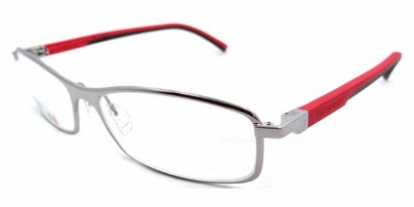  clear/silver red black