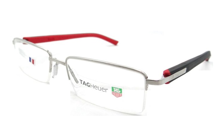  clear lens / black red silver