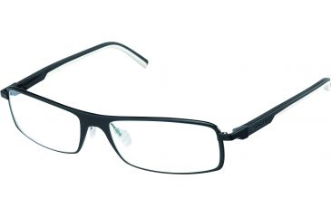  clear/matte blackith white temples