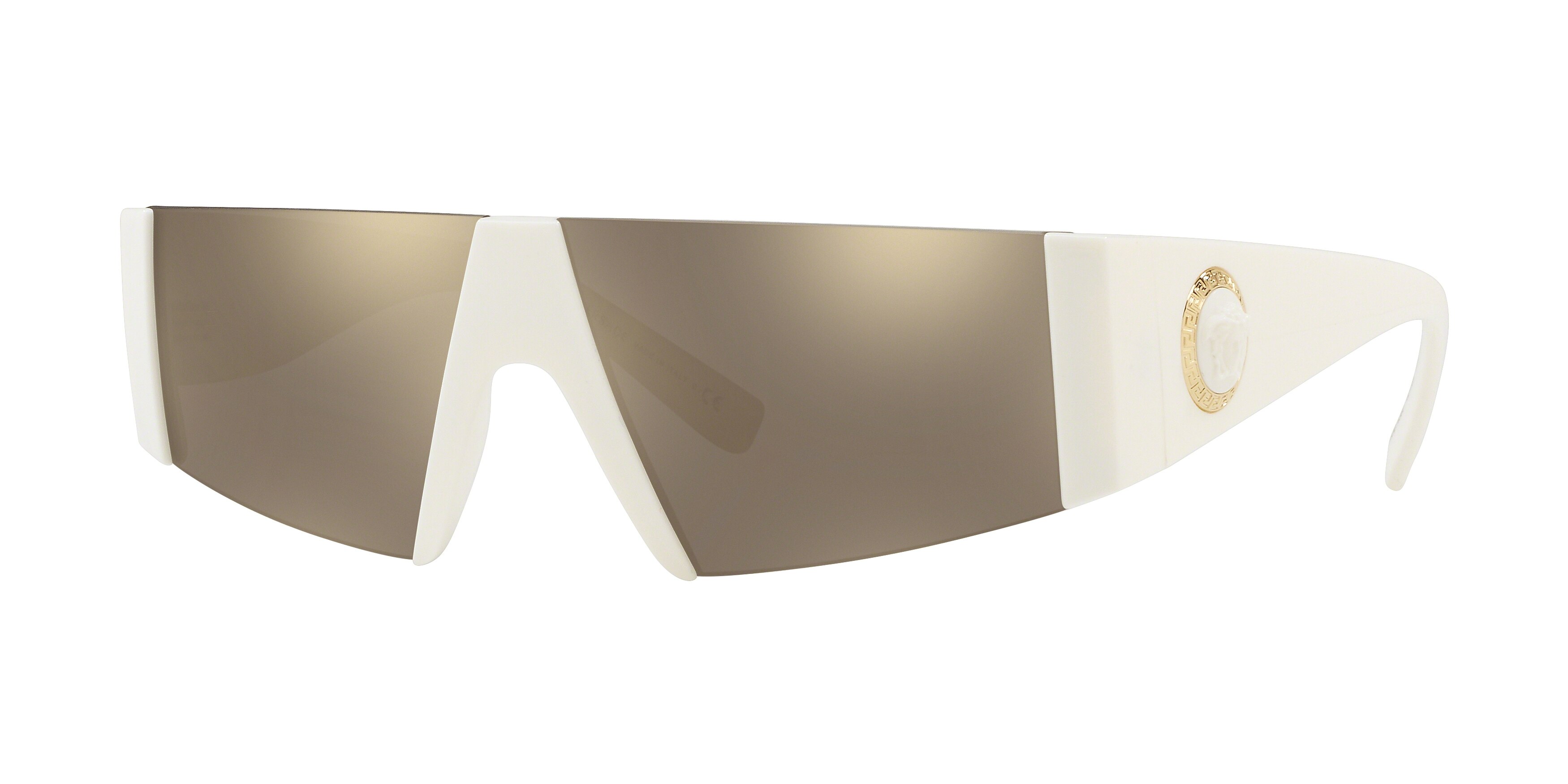  light brown mirror gold/white