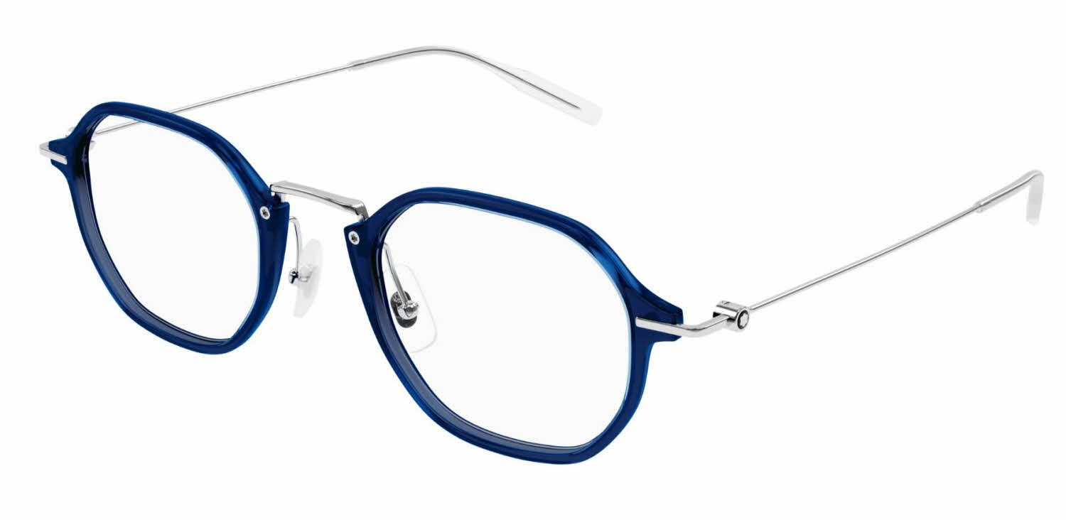  clear lens/blue silver
