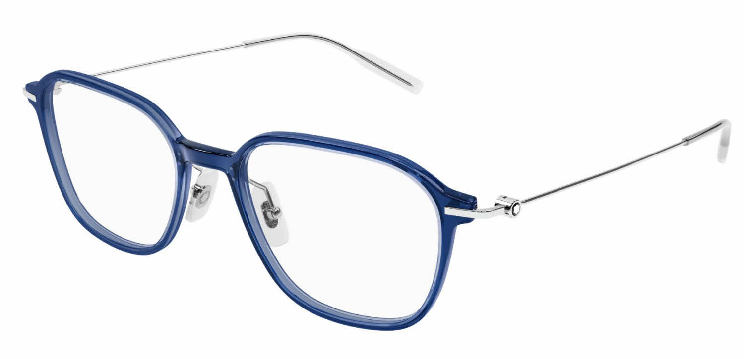  clear lens/blue silver