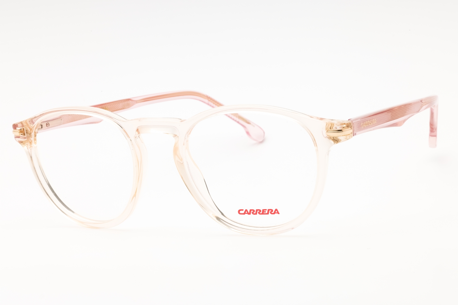  clear demo lens/transparent peach pink