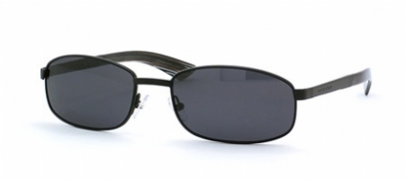  black matte/gray polarized