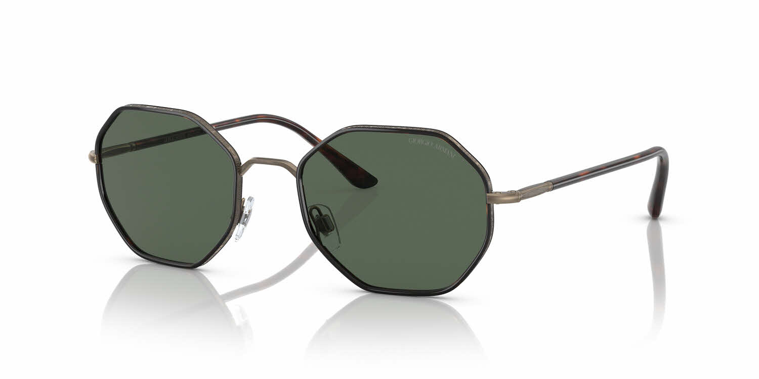  dark green/brushed pale gold red havana