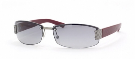 gray gradient/gunmetal frame with dark red temples