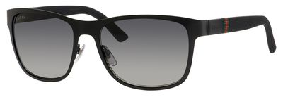  gradient shaded polarized/semi matte black gray