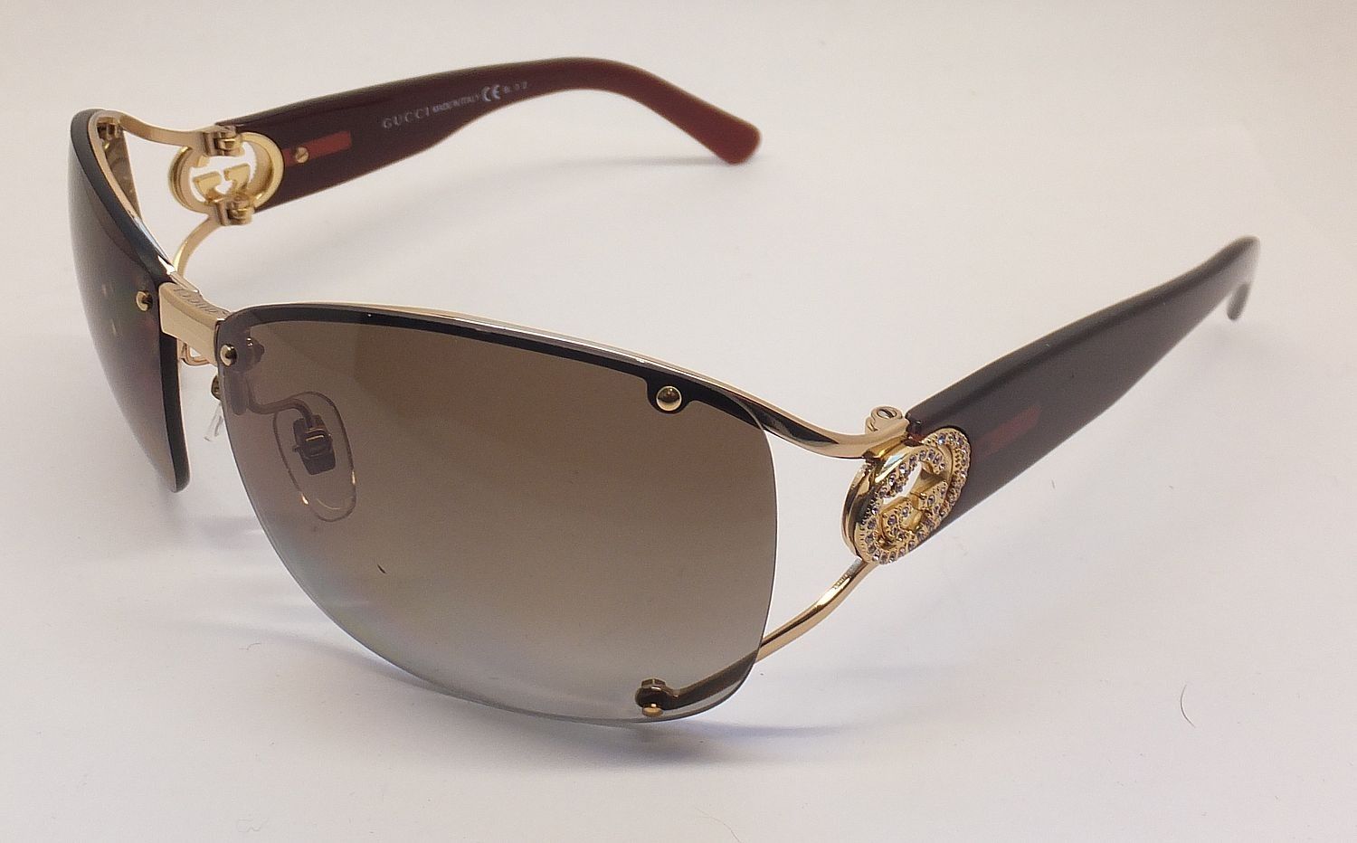  brown polarized/gold burgundy