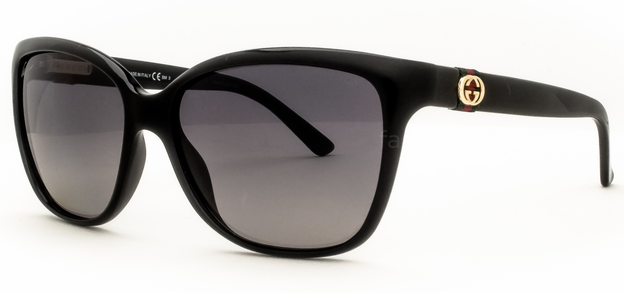  shiny black/grey gradient polarised