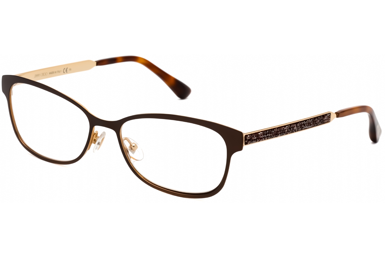  clear demo lens/matte brown