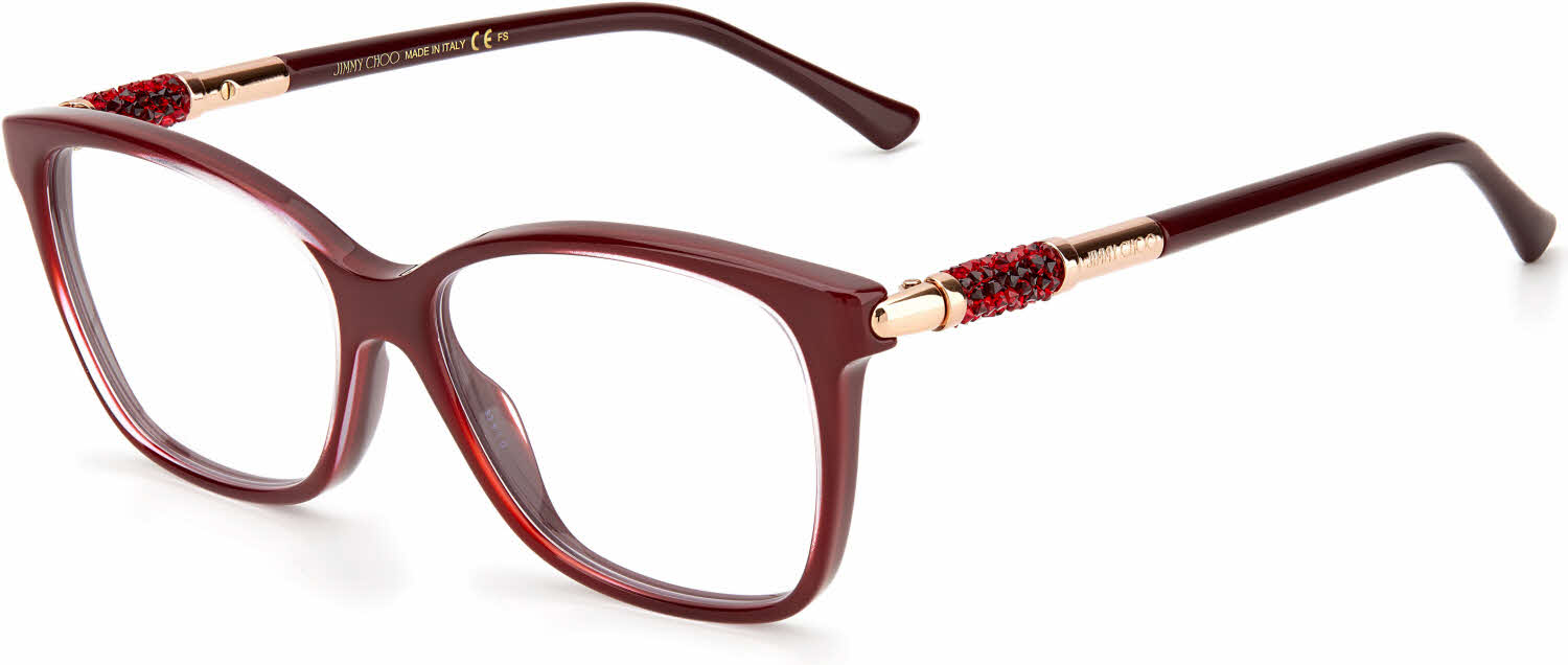  clear lens/crystal burgundy