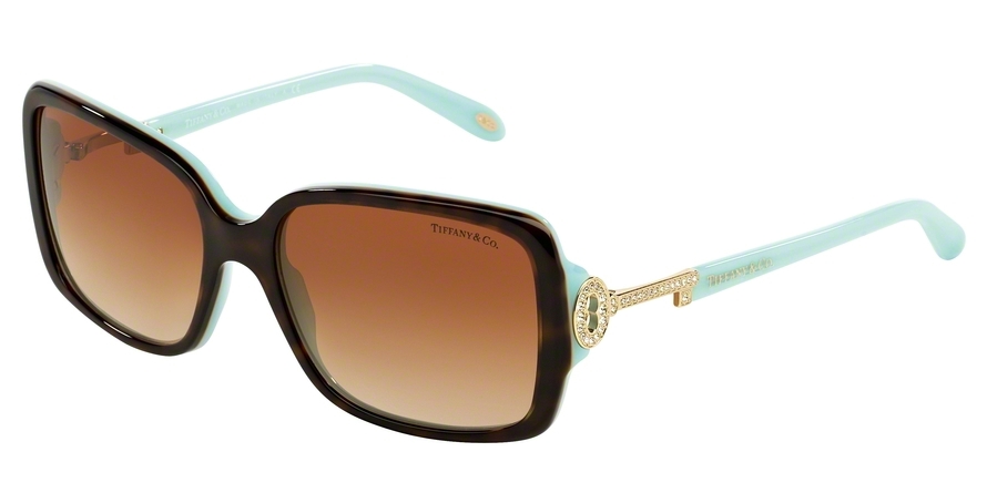  top havana on tiffany blue/brown gradient