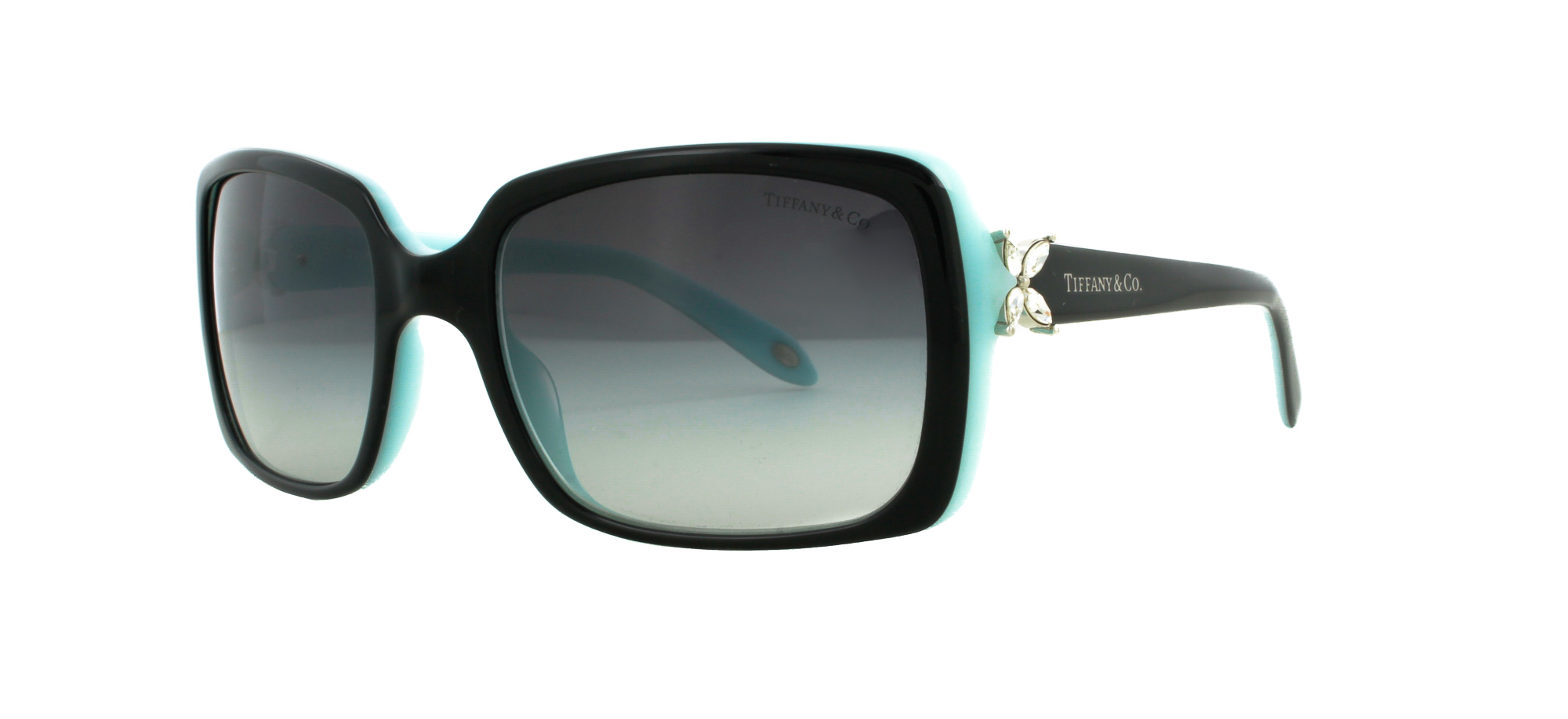  top black on tiffany blue/grey gradient