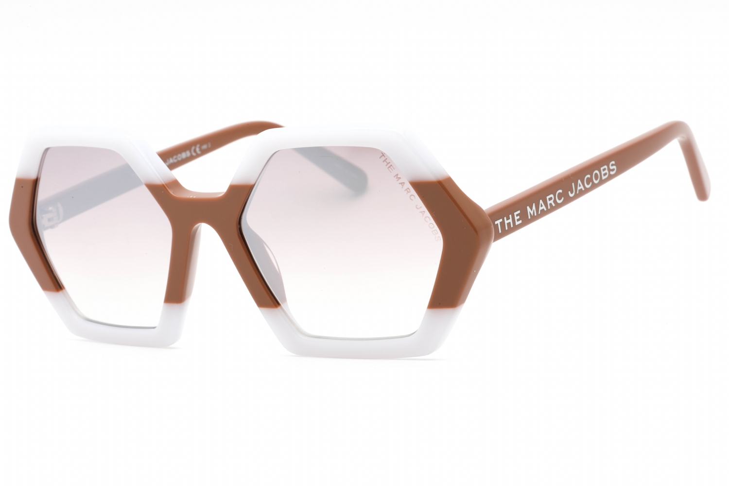  brown sm silver/nude white