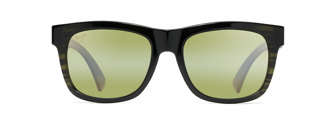  maui ht™ highest usable light transmission for incredible depth perception./green stripe