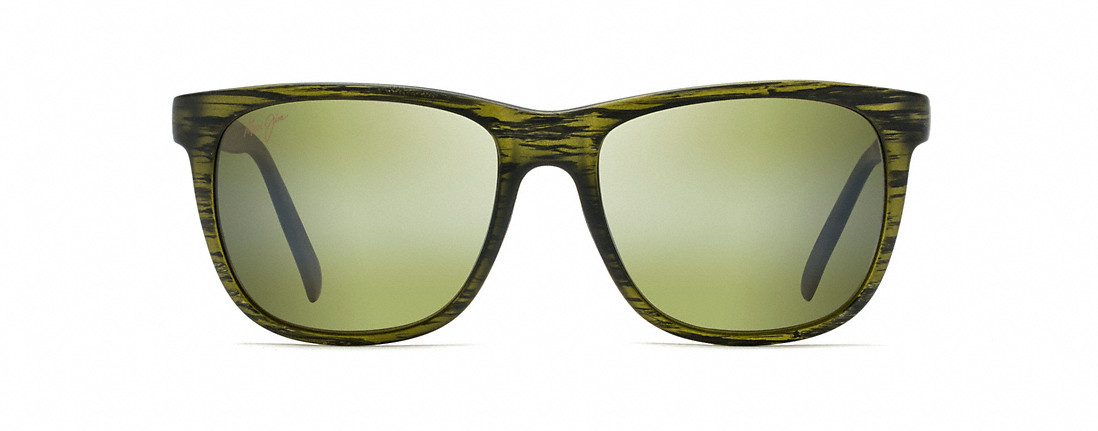  maui ht™ highest usable light transmission for incredible depth perception./matte green stripe