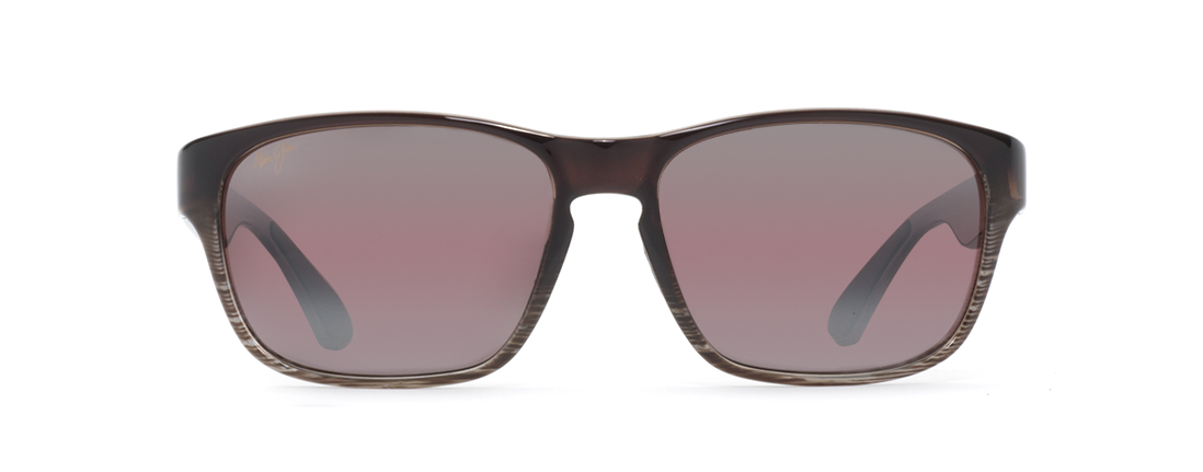  maui rose polarized/chocolate stripe fade