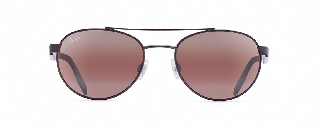  maui rose subtle rose tone is the most comfortable on the eyes./satin dark gunmetal