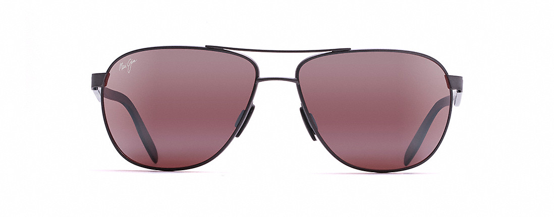  maui rose subtle rose tone is the most comfortable on the eyes./satin dark gunmetal