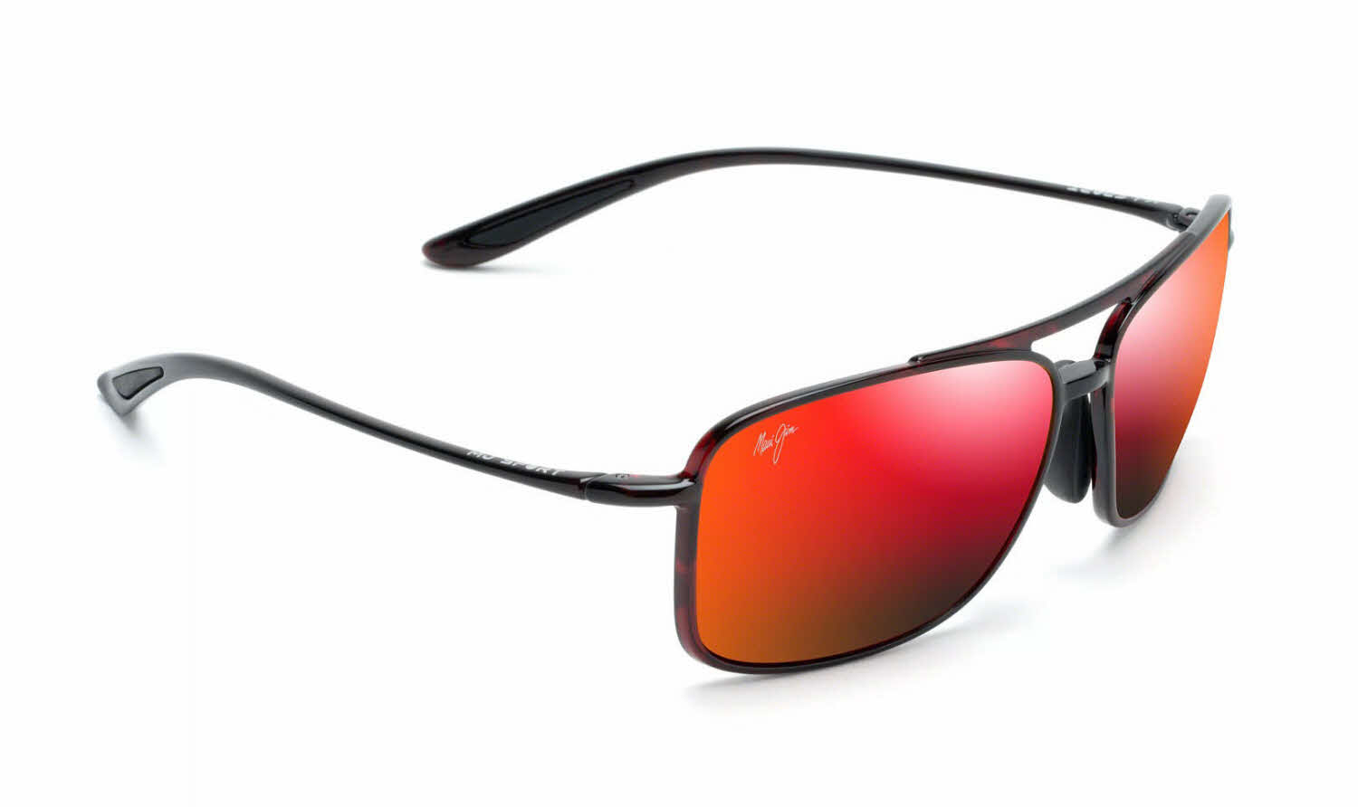  hawaii lava mirror polarizedplus2 lens/red black tortoise