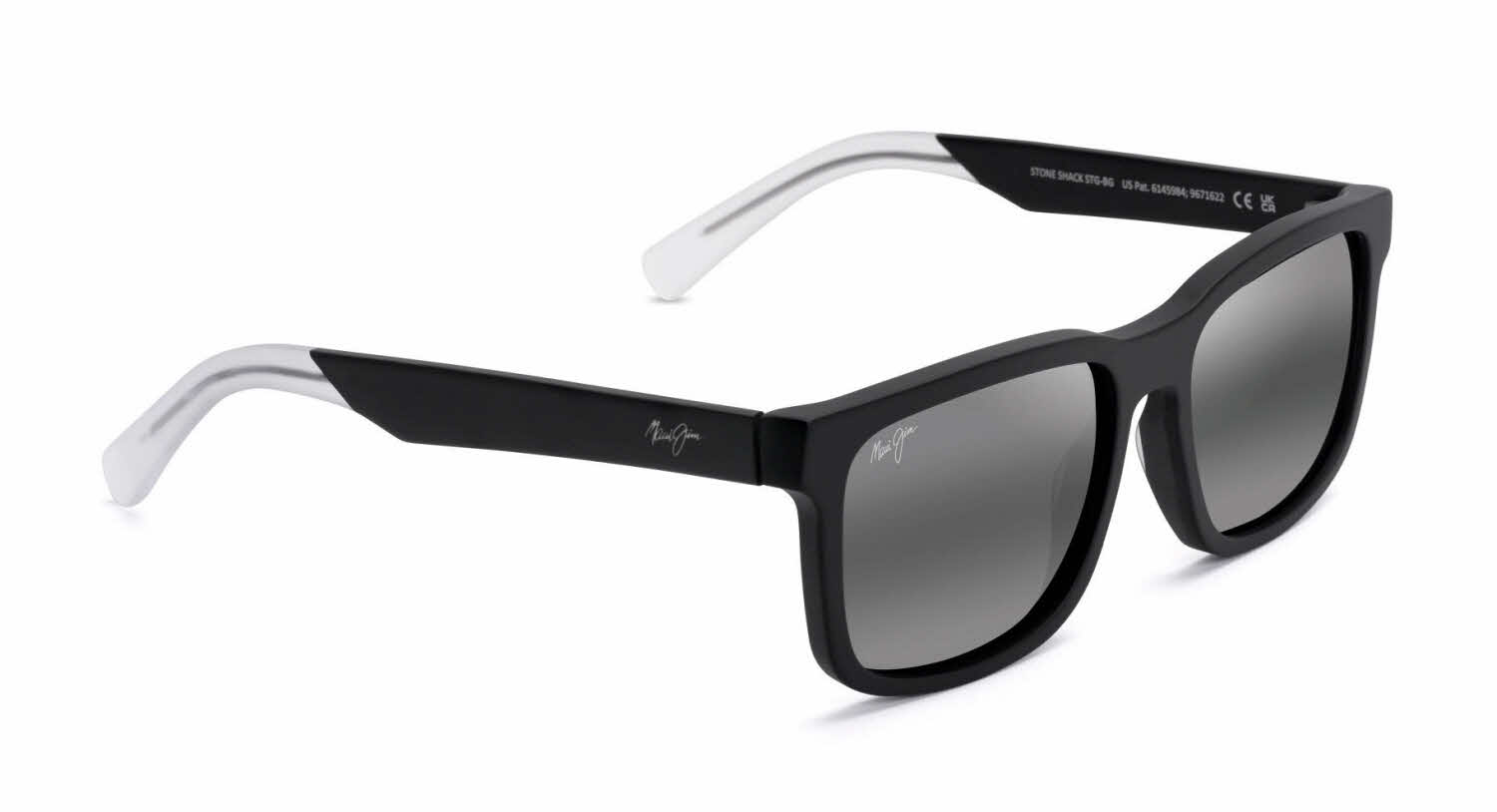  neutral grey polarizedplus2 lens/matte black with crystal tips