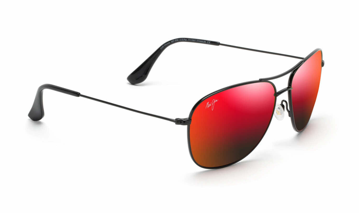  hawaii lava mirror polarizedplus2 lens/black gloss