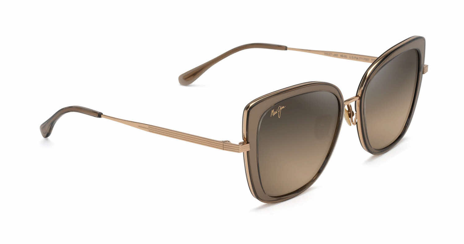  hcl bronze polarizedplus2 lens/transparent taupe with gold