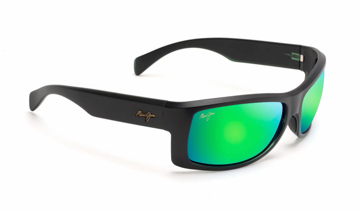  mauigreen mirror polarizedplus2 lens/matte black with olive interior