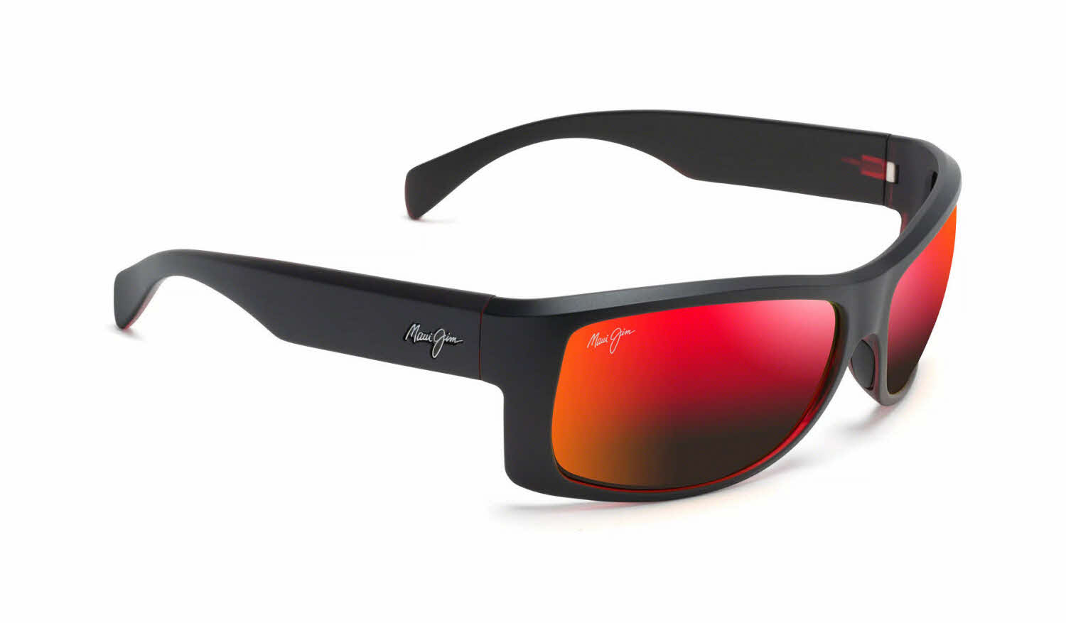  hawaii lava mirror polarizedplus2 lens/matte black with red interior