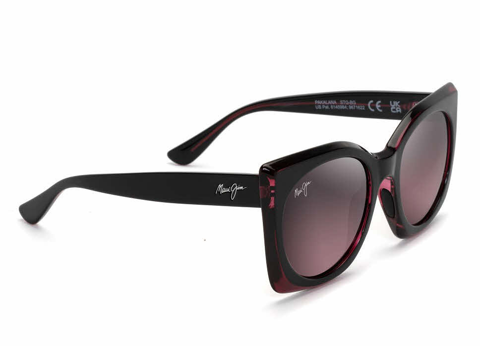  maui rose polarizedplus2 lens/black cherry with raspberry interior