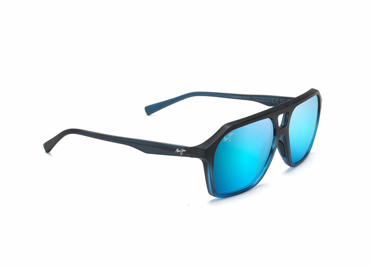  blue hawaii mirror polarizedplus2 lens/matte black fade to blue
