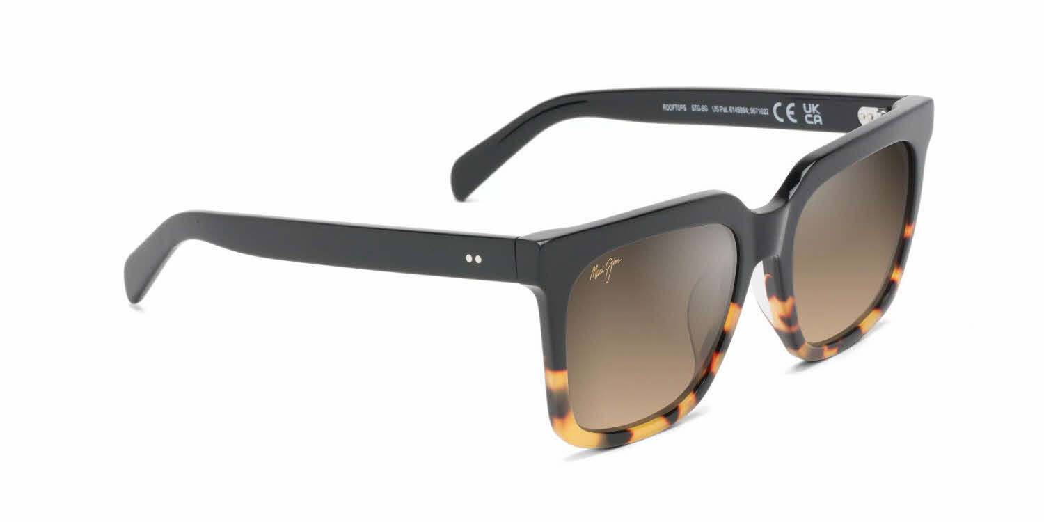  hcl bronze mauigradient polarizedplus2 lens/black with tortoise