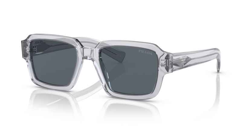  blue/transparent grey