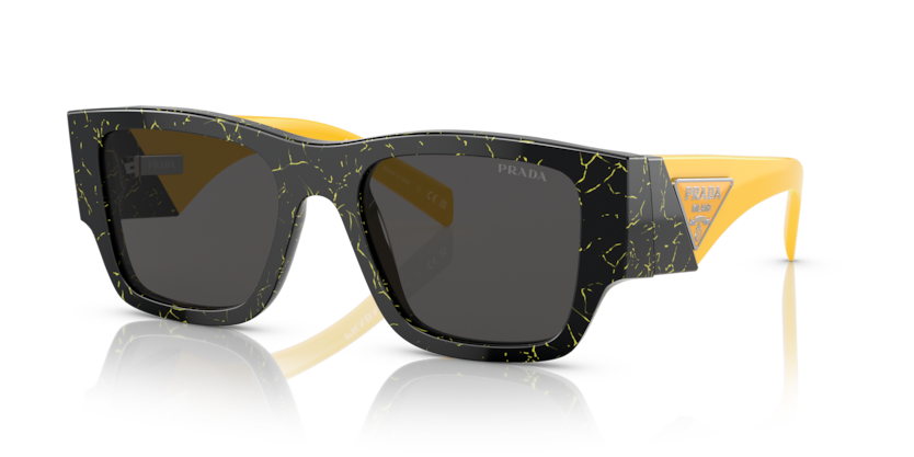  dark grey/black/yellow marble