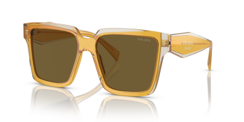  dark brown/ocher/crystal grey