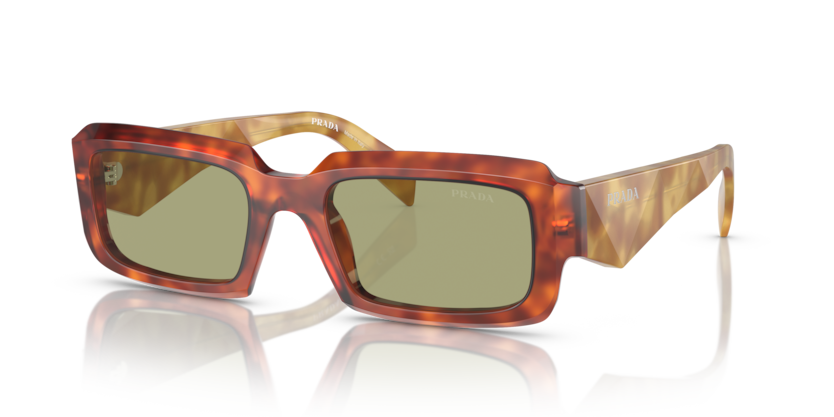  green/cognac tortoise