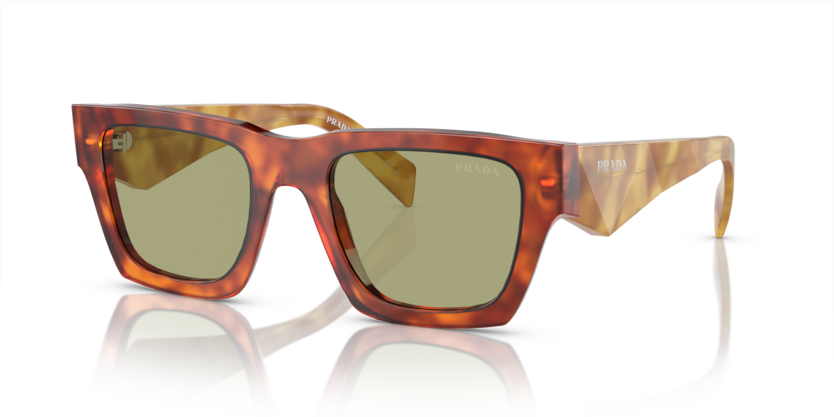  green/cognac tortoise