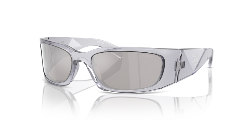  light grey mirror silver/transparent grey