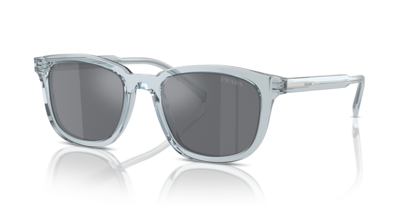  dark grey flash silver/transparent azure