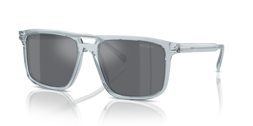 dark grey flash silver/transparent azure
