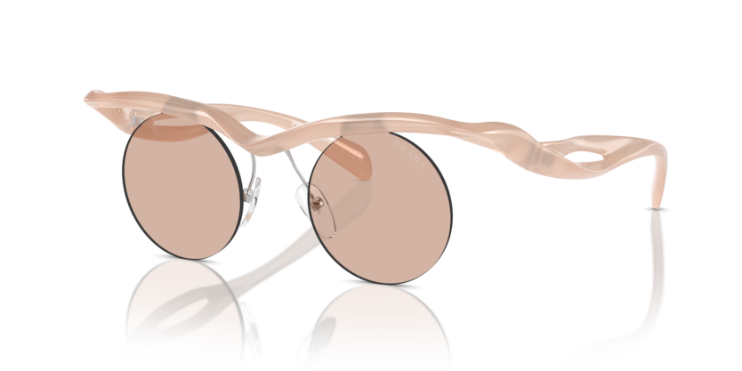  light brown/opal peach