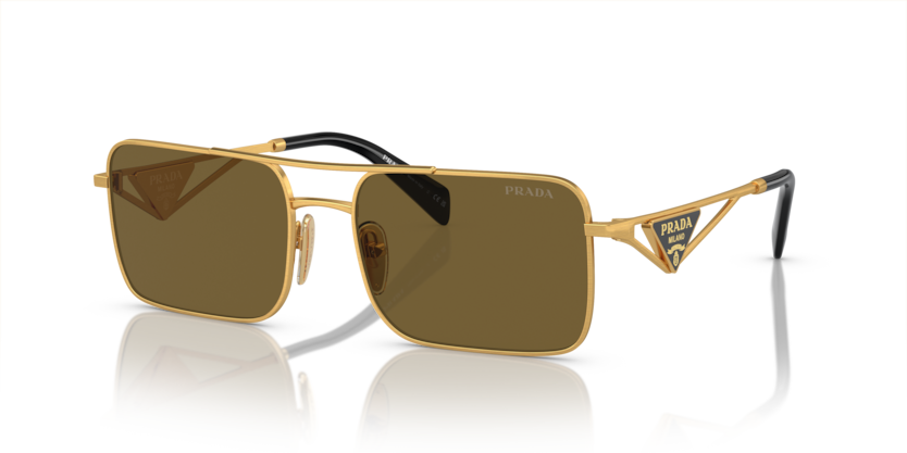  dark brown/matte gold