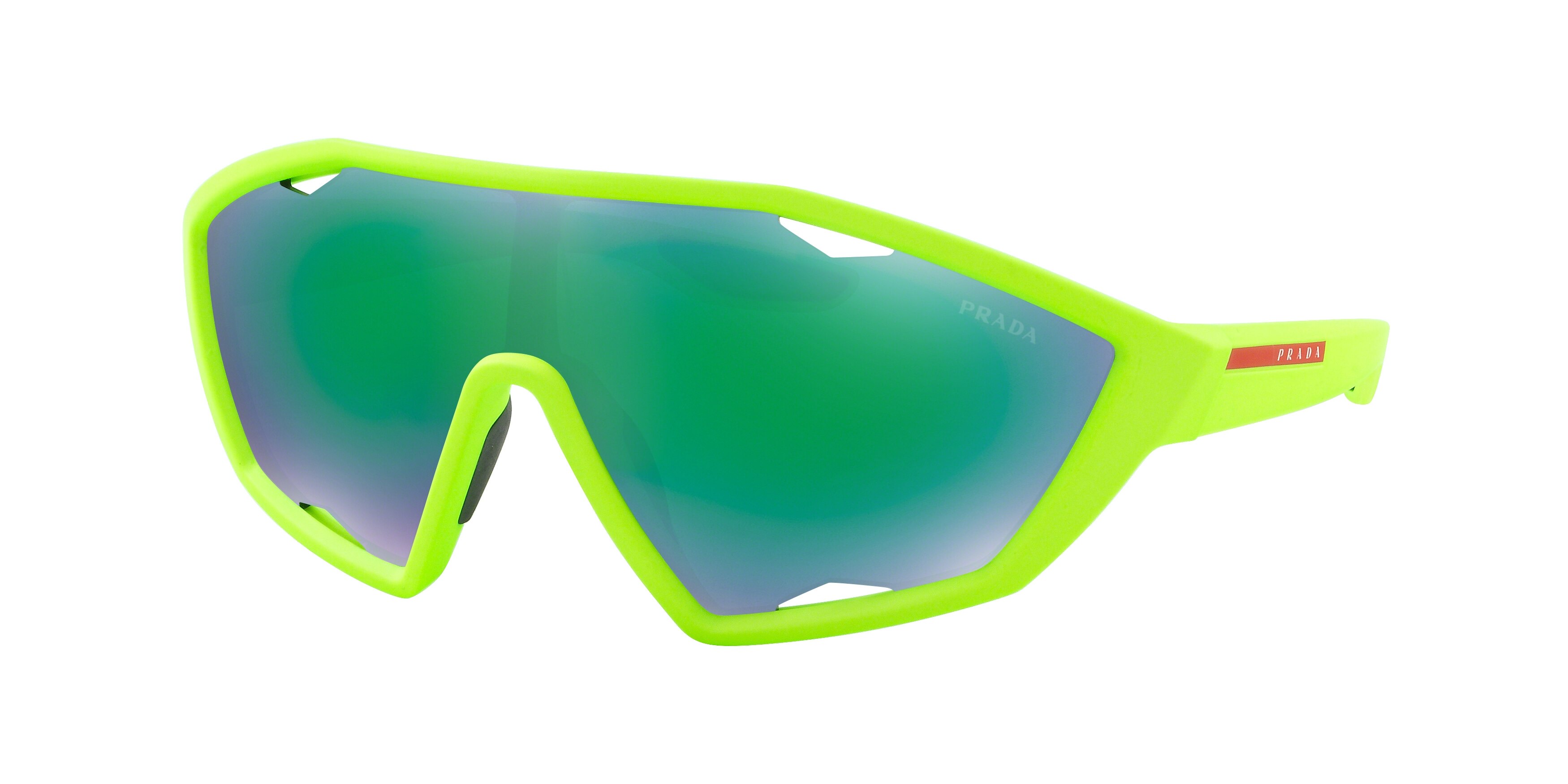  grey mirror green/fluo green rubber