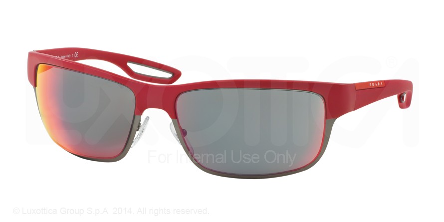  clear/red multilaryer red rubbermatte gunmetal