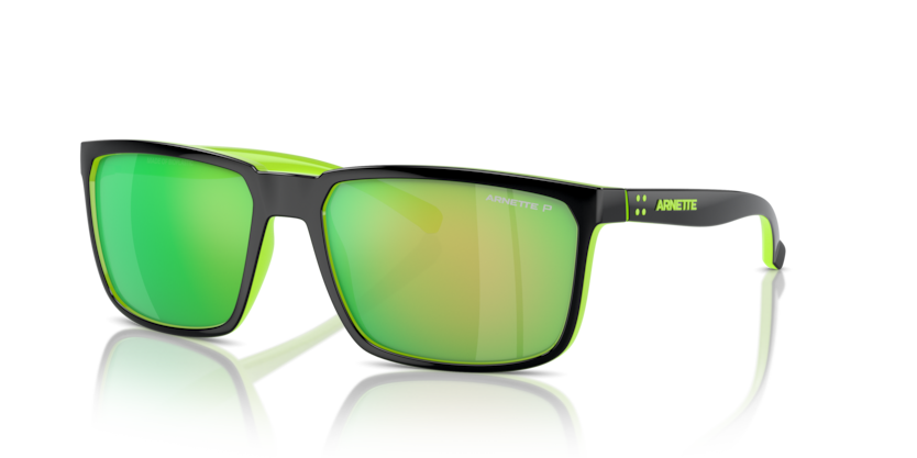  dark grey mirror green polar/black/fluo green