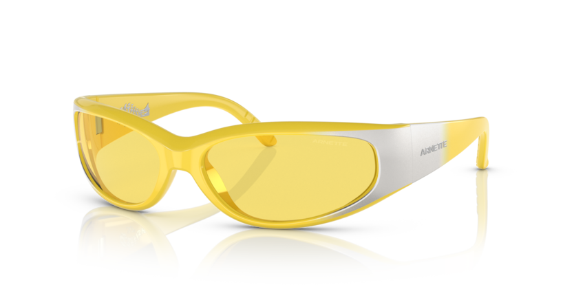  yellow/yellow gradiant metal silver