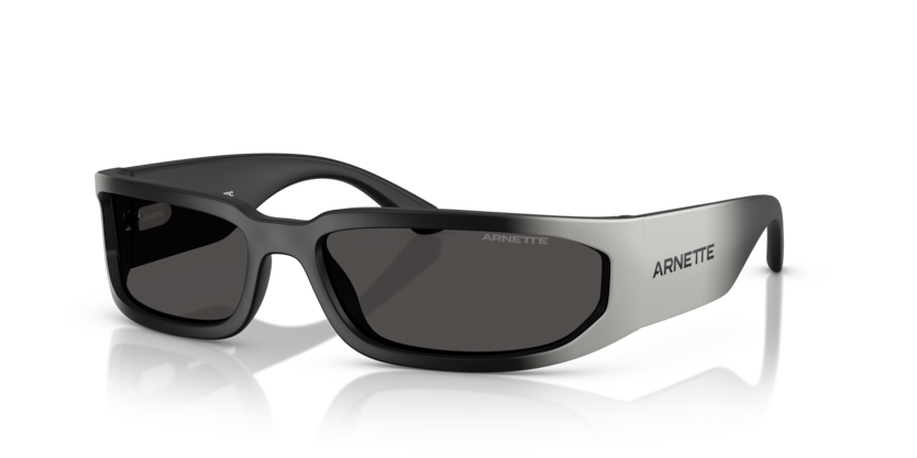  dark grey/matte black gradient silver