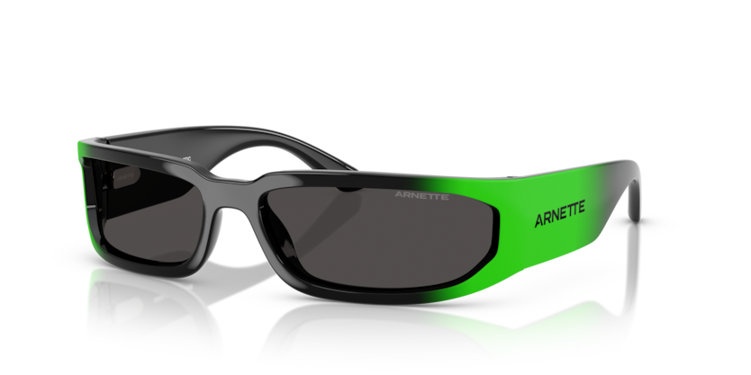  dark grey/black gradient gekko green
