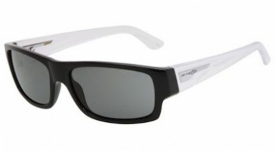  as shown/blackith transparent temples grey lens