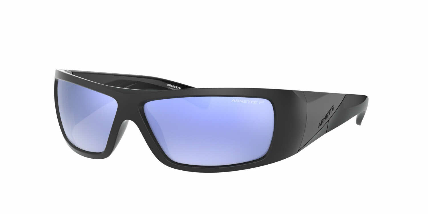  polarized grey mirror water lens /matte black